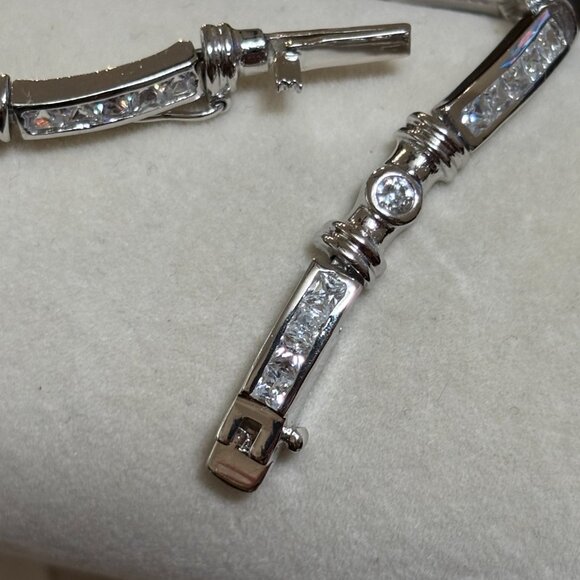 Designer Inspired Cubic Zirconia Bracelet - Picture 11 of 11